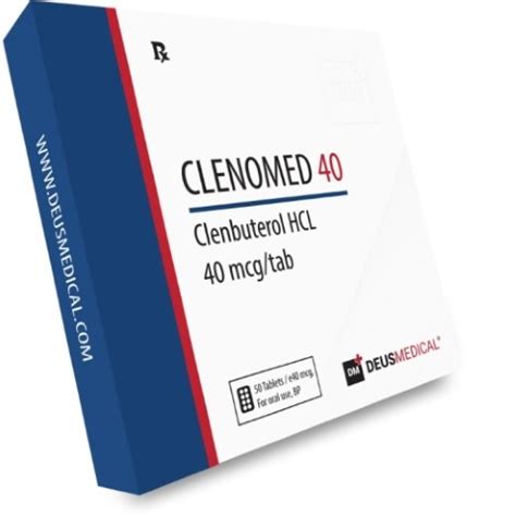 Clenbuterol Deus Medical CLENOMED 40